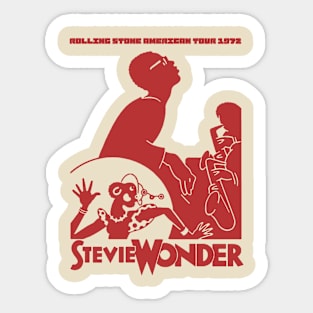The tour stevie wonder Sticker